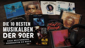 Die 10 besten Alben der 90er Jahre mit Nirvana, Radiohead, Dr. Dre, Lauryn Hill, Metallica und weiteren Musikklassikern.