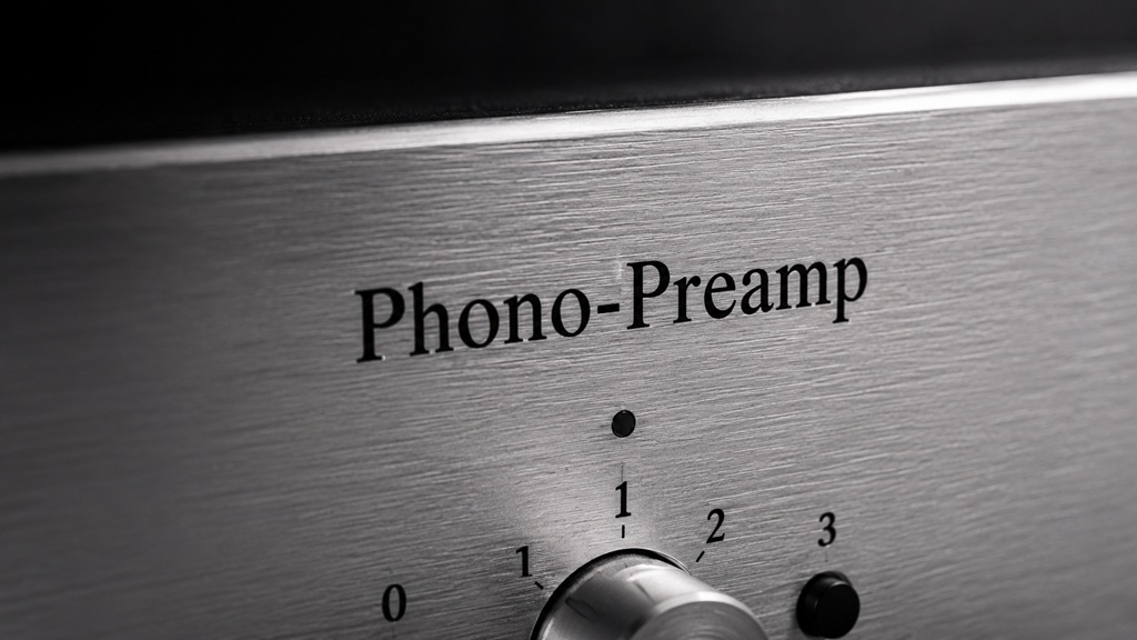 Was ist ein Phono-Preamp – Detailansicht eines Phono-Vorverstärkers für Plattenspieler